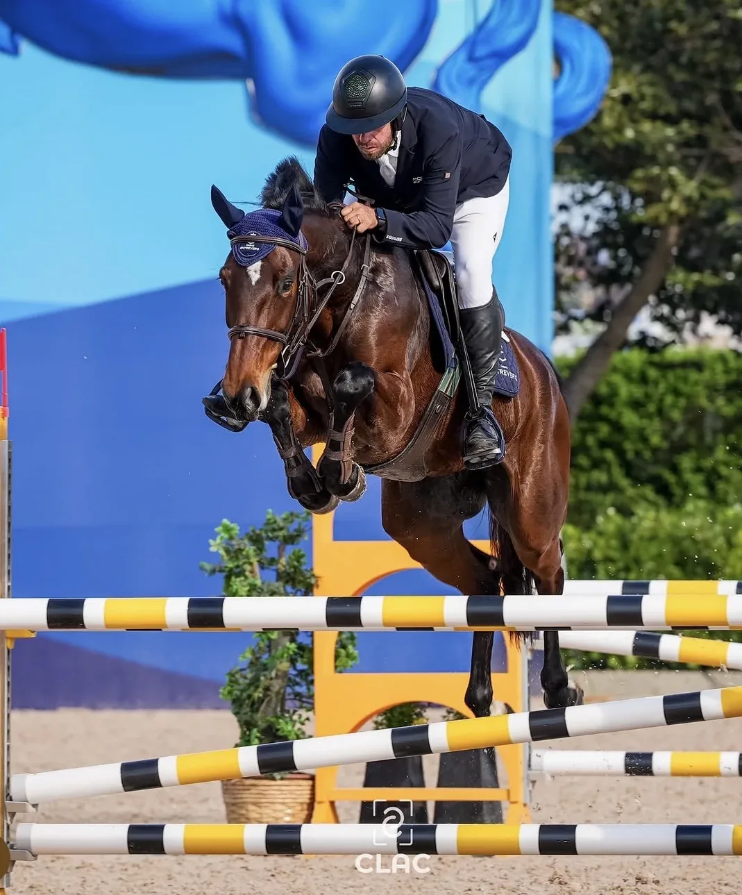 Equicenter Gancia Entrevero em salto.